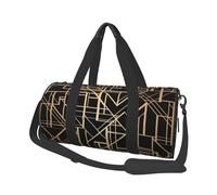 Motif Géométrique De Style Art Déco Deux Côtés, Sac de Voyage de Grande capacité, Sac à Main Rond, Sac de Voyage de Sport, fourre-Tout, Sac de Fitness