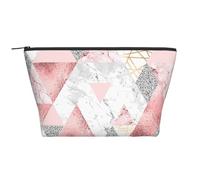 Motif géométrique Moderne, Trousse de Toilette Trousse de Maquillage Sac à cosmétiques Trousse de Toilette de Voyage Portable