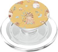 Motif Gnomes, Abeilles et Fleurs - Coffret Summertime PopSockets PopGrip pour MagSafe