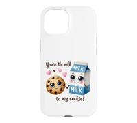 Motif Gourmand You're The Milk to My Cookie Coque pour iPhone 15