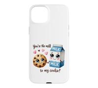Motif Gourmand You're The Milk to My Cookie Coque pour iPhone 15 Plus