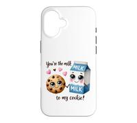 Motif Gourmand You're The Milk to My Cookie Coque pour iPhone 16