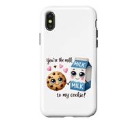 Motif Gourmand You're The Milk to My Cookie Coque pour iPhone X/XS
