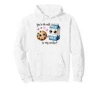 Motif Gourmand You're The Milk to My Cookie Sweat à Capuche
