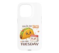 Motif Gourmand You're The Taco to My Tuesday Coque pour iPhone 15 Pro