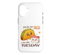 Motif Gourmand You're The Taco to My Tuesday Coque pour iPhone 16