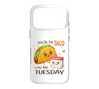 Motif Gourmand You're The Taco to My Tuesday Coque pour iPhone 17 Pro