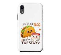 Motif Gourmand You're The Taco to My Tuesday Coque pour iPhone XR