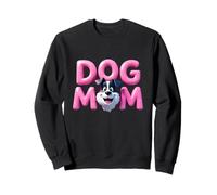 Motif Graphique Amusant pour Chien et Maman Sweatshirt