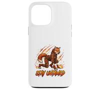 Motif Graphique Untamed Fox Spirit Wild Energy Coque pour iPhone 13 Pro Max