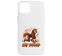 Motif Graphique Untamed Fox Spirit Wild Energy Coque pour iPhone 14 Plus