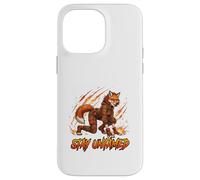 Motif Graphique Untamed Fox Spirit Wild Energy Coque pour iPhone 14 Pro Max