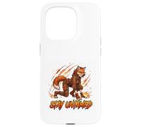 Motif Graphique Untamed Fox Spirit Wild Energy Coque pour iPhone 15 Pro