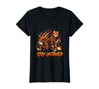 Motif Graphique Untamed Fox Spirit Wild Energy T-Shirt