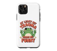 Motif Grenouille Humoristique « At Least My Trauma Made Me » Coque pour iPhone 11 Pro