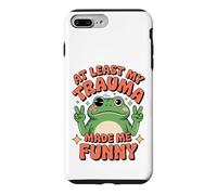Motif Grenouille Humoristique « At Least My Trauma Made Me » Coque pour iPhone 7 Plus/8 Plus