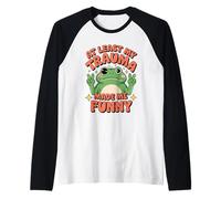 Motif Grenouille Humoristique « At Least My Trauma Made Me » Manche Raglan