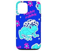 Motif Grenouille Mignon de Bande dessinée Graphique rétro Coque pour iPhone 12/12 Pro