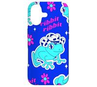 Motif Grenouille Mignon de Bande dessinée Graphique rétro Coque pour iPhone 17