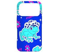 Motif Grenouille Mignon de Bande dessinée Graphique rétro Coque pour iPhone 17 Pro