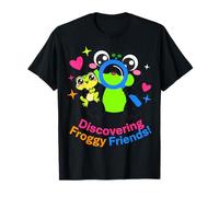 Motif Grenouille Mignonne « Discovering Froggy Friends » T-Shirt