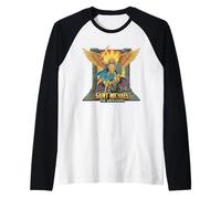 Motif Guerrier de l'archange Saint Michel Manche Raglan
