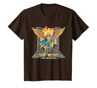 Motif Guerrier de l'archange Saint Michel T-Shirt, Enfant, Marron, 12 Ans