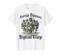 Motif Guerrier du Clan Highlander | Histoire de l'Écosse T-Shirt Graphique avec Valeur