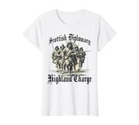 Motif Guerrier du Clan Highlander | Histoire de l'Écosse T-Shirt Graphique avec Valeur