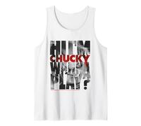 Motif Hi I'm Chucky Wanna Play Chucky Halloween Débardeur