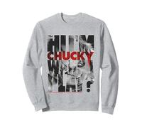 Motif Hi I'm Chucky Wanna Play Chucky Halloween Sweatshirt
