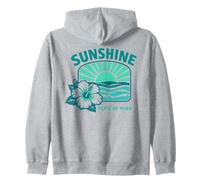 Motif Hibiscus Tropical Sunshine State of Mind Sweat à Capuche