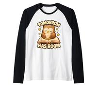 Motif Hibou Demain a Encore de la Place Manche Raglan