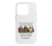 Motif Humoristique de Guerrier médiéval Too Saxon Coque pour iPhone 14 Pro
