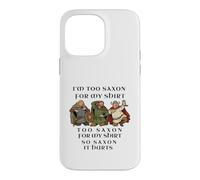 Motif Humoristique de Guerrier médiéval Too Saxon Coque pour iPhone 14 Pro Max