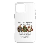 Motif Humoristique de Guerrier médiéval Too Saxon Coque pour iPhone 16 Pro Max