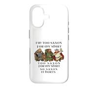 Motif Humoristique de Guerrier médiéval Too Saxon Coque pour iPhone 17
