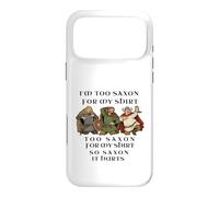 Motif Humoristique de Guerrier médiéval Too Saxon Coque pour iPhone 17 Pro Max