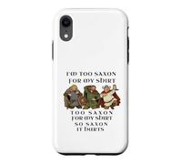 Motif Humoristique de Guerrier médiéval Too Saxon Coque pour iPhone XR