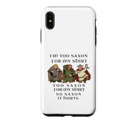Motif Humoristique de Guerrier médiéval Too Saxon Coque pour iPhone XS Max