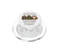 Motif Humoristique de Guerrier médiéval Too Saxon PopSockets PopGrip pour MagSafe