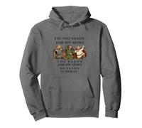 Motif Humoristique de Guerrier médiéval Too Saxon Sweat à Capuche