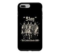 Motif Humoristique de la Horde d'or, Guerrier Cavalier de Coque pour iPhone 7 Plus/8 Plus