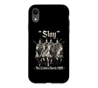 Motif Humoristique de la Horde d'or, Guerrier Cavalier de Coque pour iPhone XR