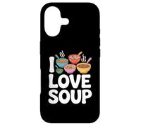 Motif Humoristique Humoristique I Love Soup Coque pour iPhone 17