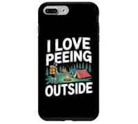 Motif Humoristique « I Love Peeing Outside Camping » Coque pour iPhone 7 Plus/8 Plus