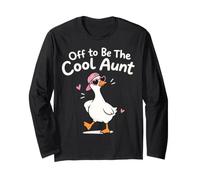 Motif Humoristique « Off to Be The Cool Aunt » Manche Longue