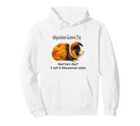 Motif Humour de Bad Hair Day Cochon d'Inde Abyssinien Sweat à Capuche