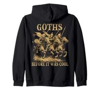 Motif Humour de Migration de Cavalier Gothique Goths Sweat à Capuche