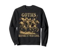 Motif Humour de Migration de Cavalier Gothique Goths Sweatshirt